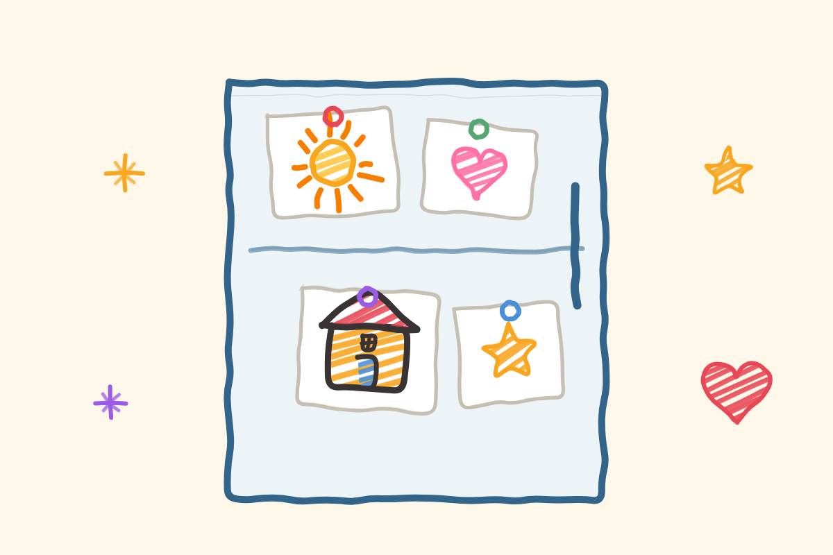 What to Do With Your Kids' Drawings (Without the Guilt)